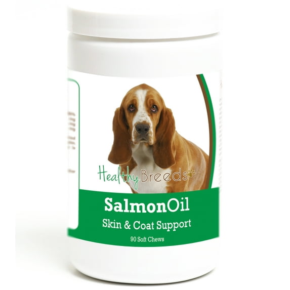 Healthy Breeds Basset Hound Salmon Oil Soft Chews 90 Count