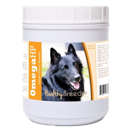Healthy Breeds Belgian Sheepdog Omega HP Fatty Acid Skin and Coat Support Soft Chews