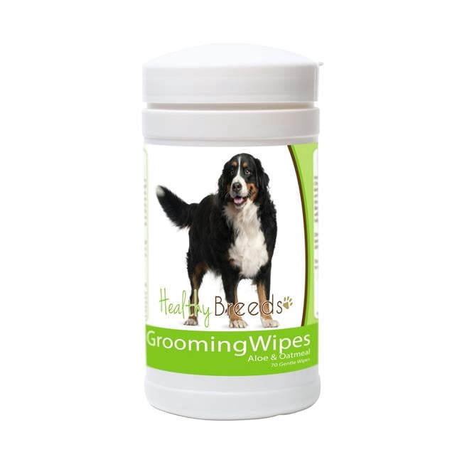 Healthy Breeds Bernese Mountain Dog Grooming Wipes 70 Count