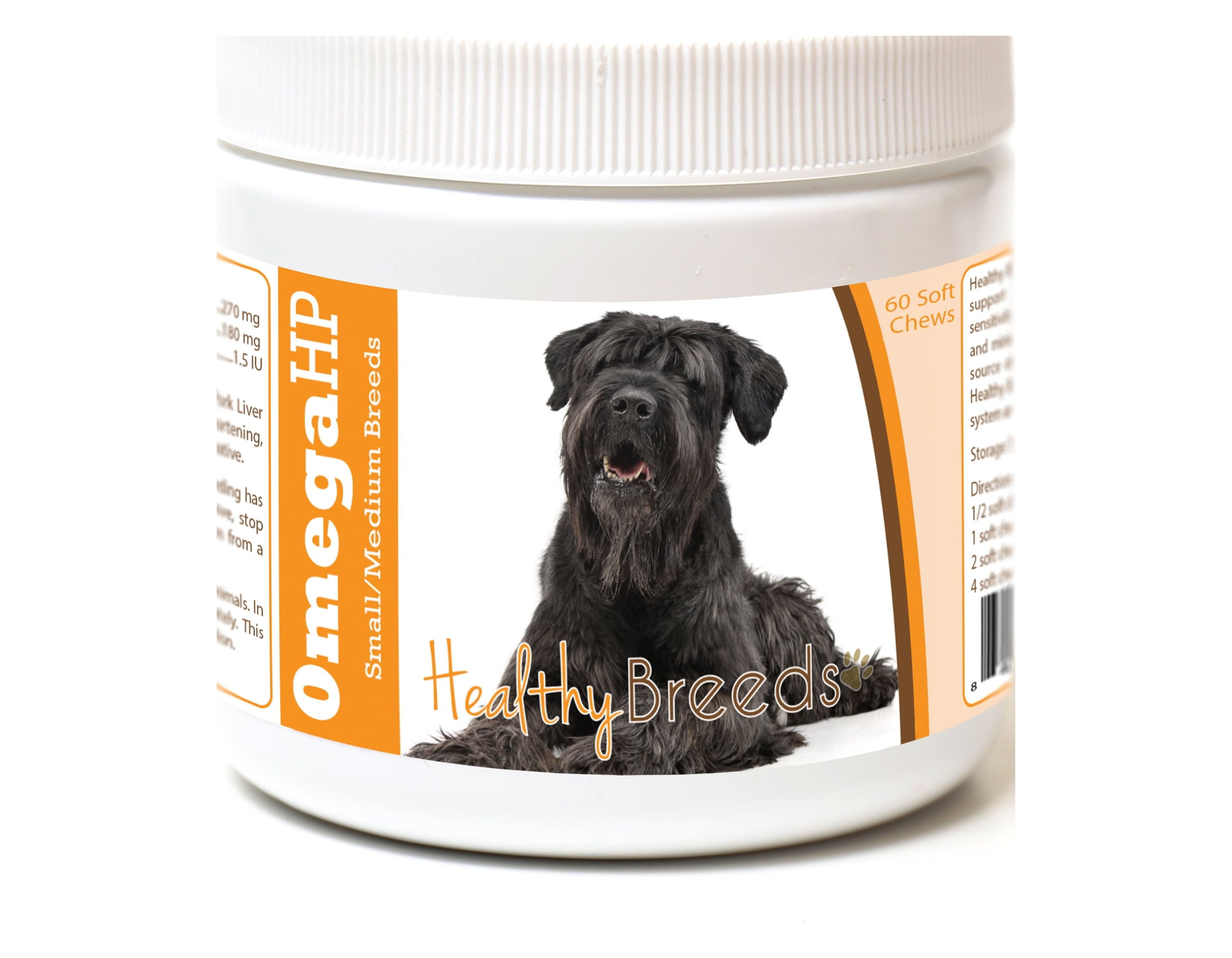 Healthy Breeds Black Russian Terrier Omega HP Fatty Acid Skin and Coat Support Soft Chews