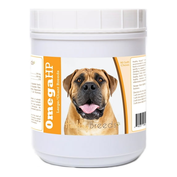 Healthy Breeds Boerboel Omega HP Fatty Acid Skin and Coat Support Soft Chews