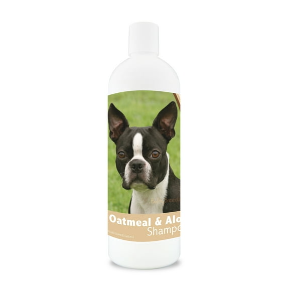 Healthy Breeds Boston Terrier Oatmeal Dog Shampoo with Aloe 16 oz