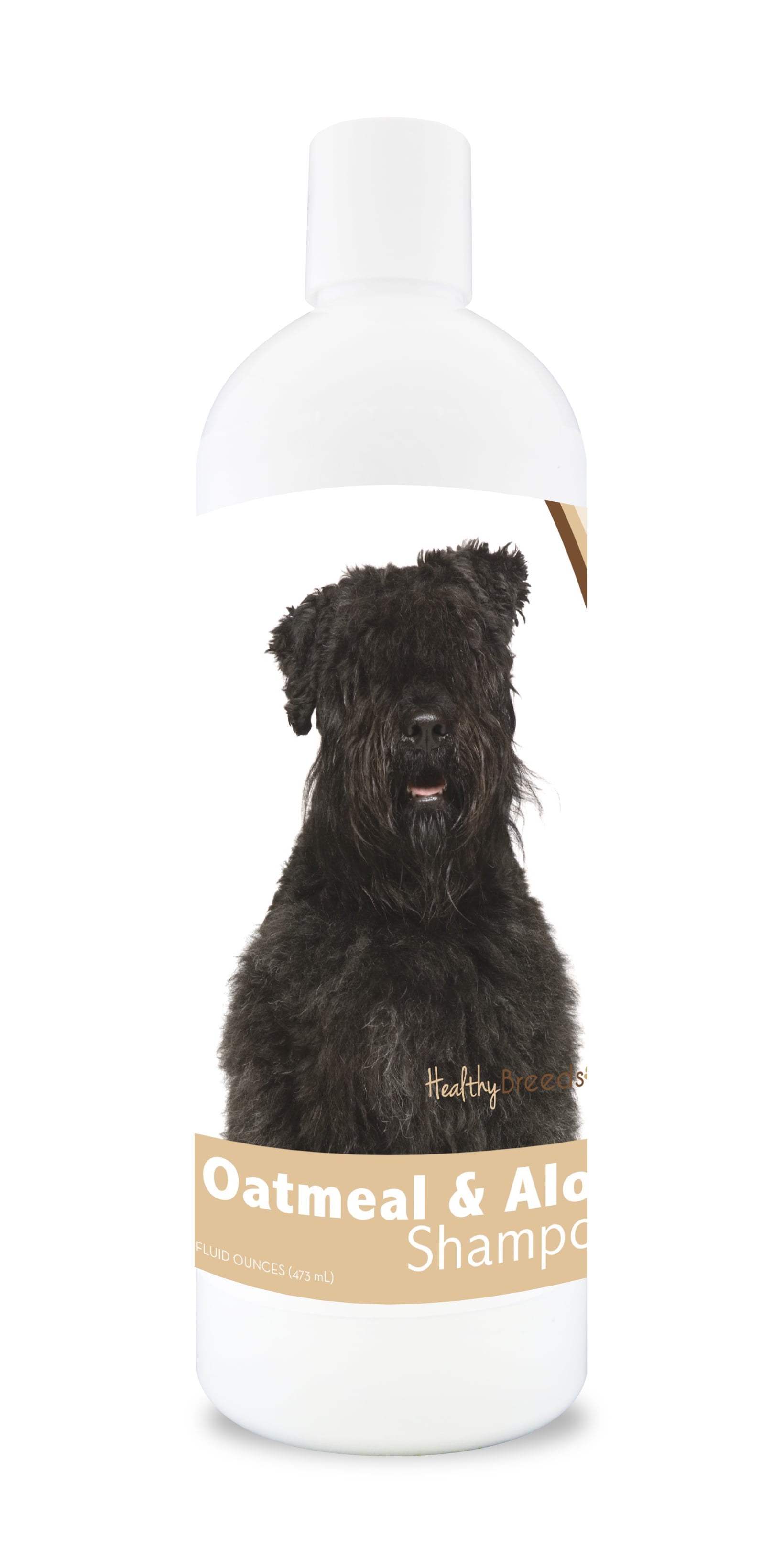 Healthy Breeds Bouvier des Flandres Oatmeal Dog Shampoo with Aloe 16 oz Mild & Gentle for Sensitive Skin - Hypoallergenic Formula & pH Balanced