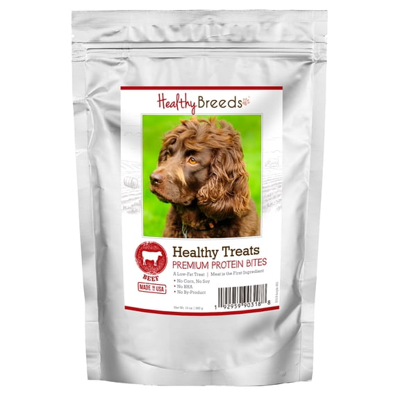 Healthy Breeds Boykin Spaniel Healthy Treats Premium Protein Bites Beef 10 oz