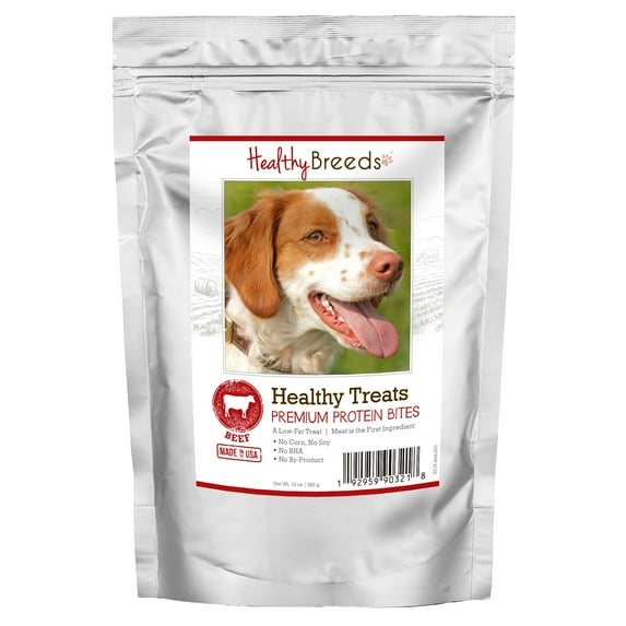 Healthy Breeds Brittany Healthy Treats Premium Protein Bites Beef 10 oz