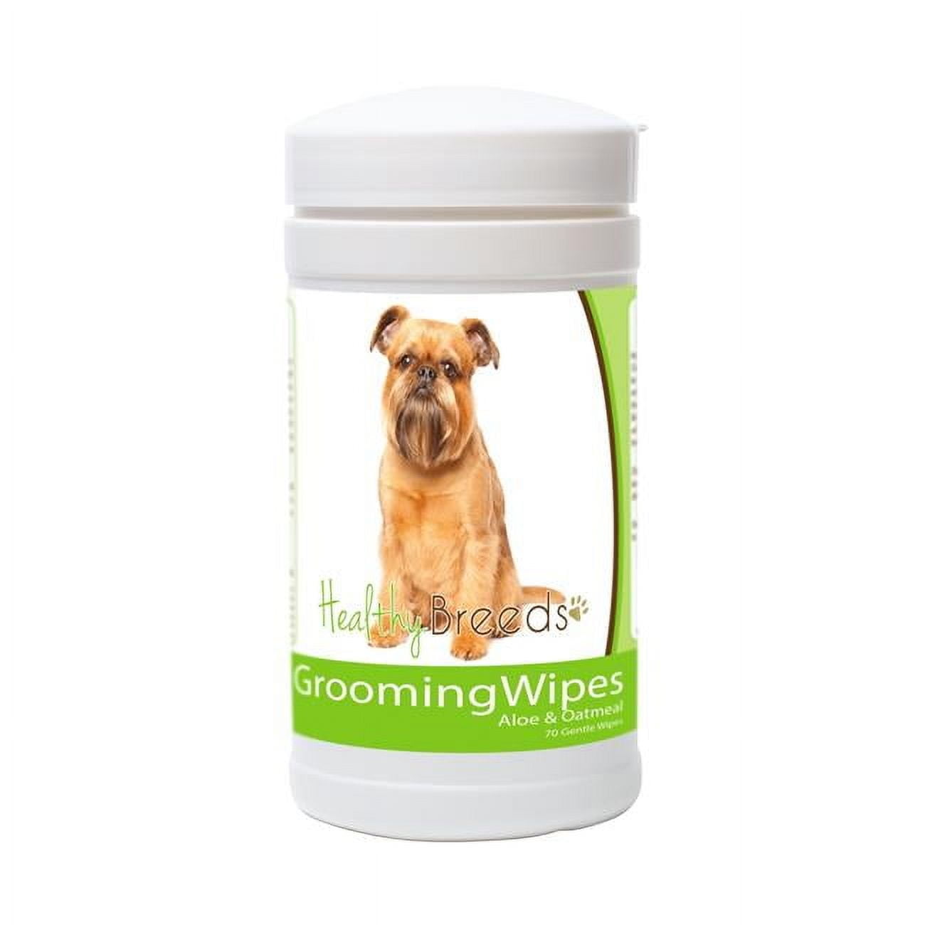 Healthy Breeds Brussels Griffon Grooming Wipes 70 Count
