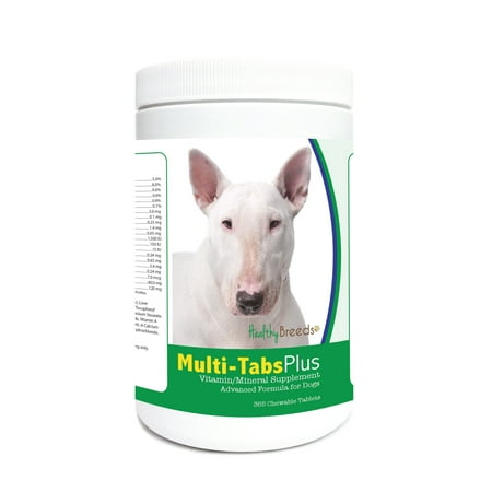 Healthy Breeds Dog Multi-Tab Vitamin and Mineral Supplement for Bull Terrier, 365 Chews