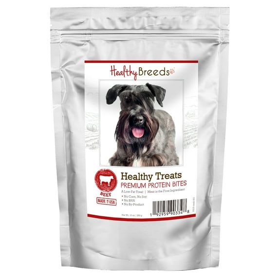 Healthy Breeds Cesky Terrier Healthy Treats Premium Protein Bites Beef 10 oz
