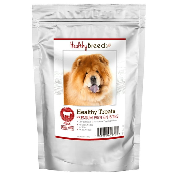 Healthy Breeds Chow Chow Healthy Treats Premium Protein Bites Beef 10 oz