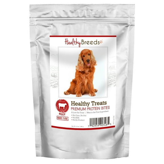 Healthy Breeds Cocker Spaniel Healthy Treats Premium Protein Bites Beef 10 oz