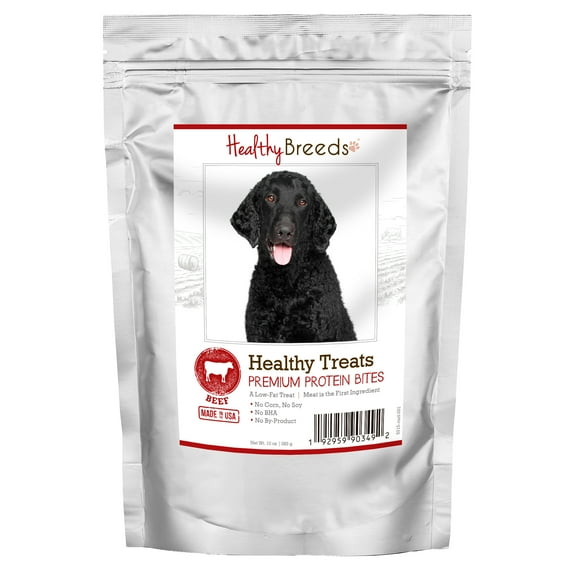 Healthy Breeds Curly-Coated Retriever Healthy Treats Premium Protein Bites Beef 10 oz