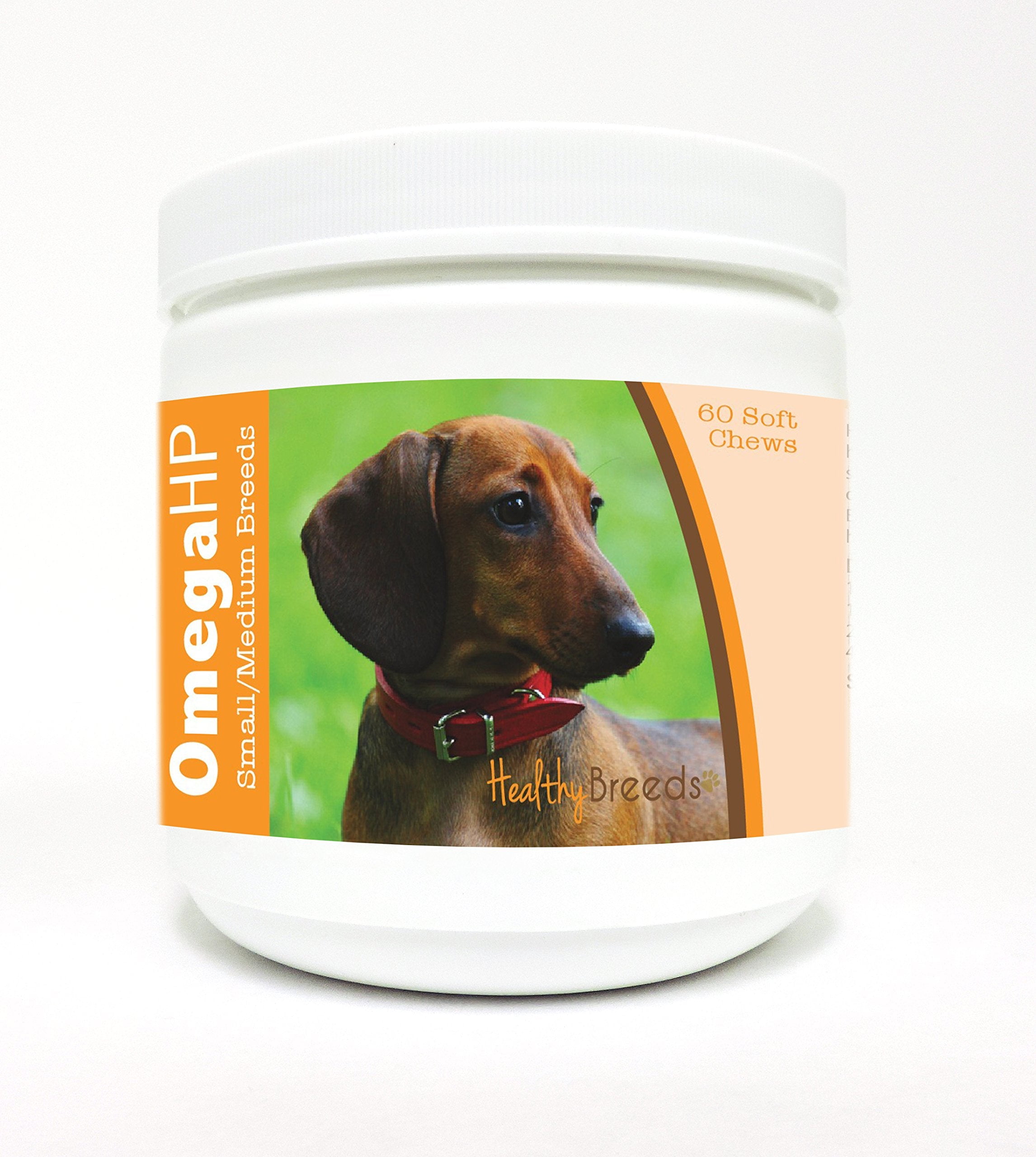 Healthy Breeds Dachshund Omega HP Fatty Acid Skin and Coat Support Soft Chews