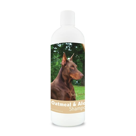 Healthy Breeds Doberman Pinscher Oatmeal Dog Shampoo with Aloe 16 oz