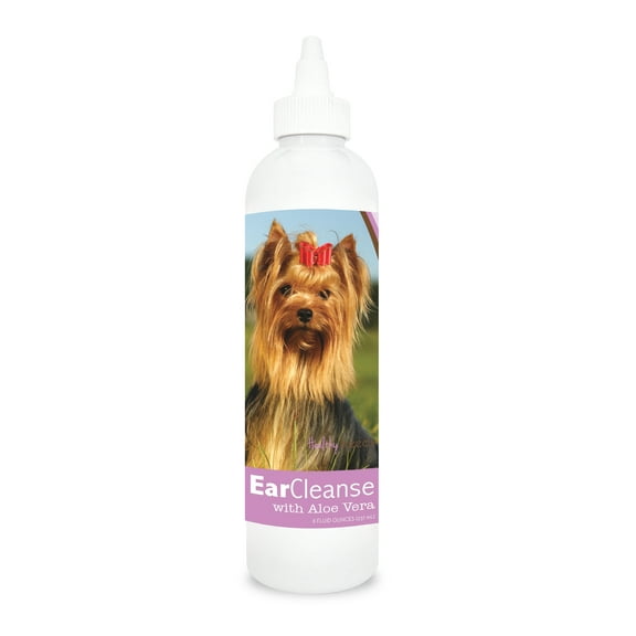Healthy Breeds Dog Ear Cleanse with Aloe Vera for Yorkshire Terrier, Sweat Pea and Vanilla 8 oz