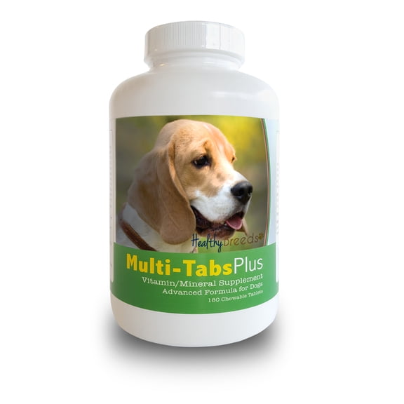 Healthy Breeds Dog Multi-Tab Vitamin and Mineral Supplement for Beagle, 180 Chews