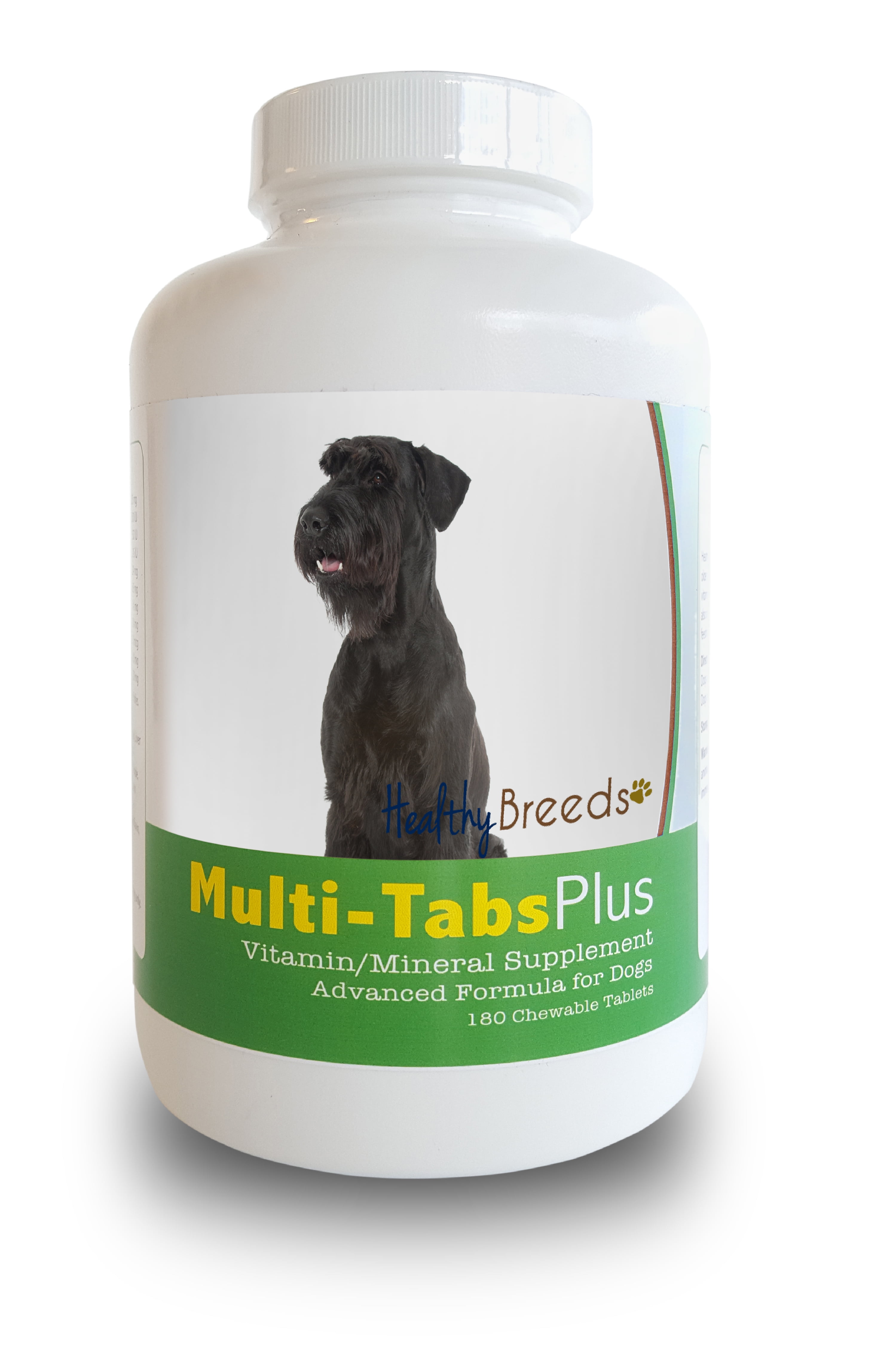 Healthy Breeds Dog Multi-Tab Vitamin and Mineral Supplement for Giant Schnauzer, 180 Chews
