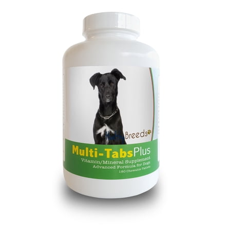 Healthy Breeds Dog Multi-Tab Vitamin and Mineral Supplement for Mutt, 180 Chews