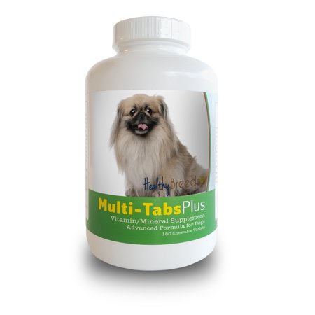 Healthy Breeds Dog Multi-Tab Vitamin and Mineral Supplement for Pekingese, 180 Chews