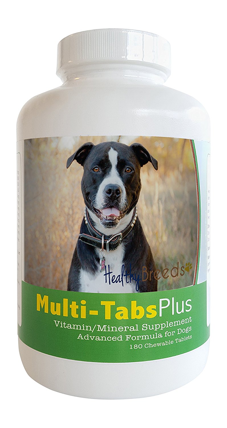 Healthy Breeds Dog MultiTab Vitamin and Mineral Supplement for Pit