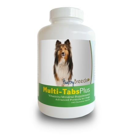 Healthy Breeds Dog Multi-Tab Vitamin and Mineral Supplement for Shetland Sheepdog, 180 Chews