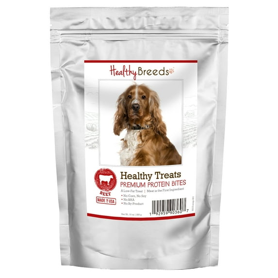 Healthy Breeds English Cocker Spaniel Healthy Treats Premium Protein Bites Beef 10 oz