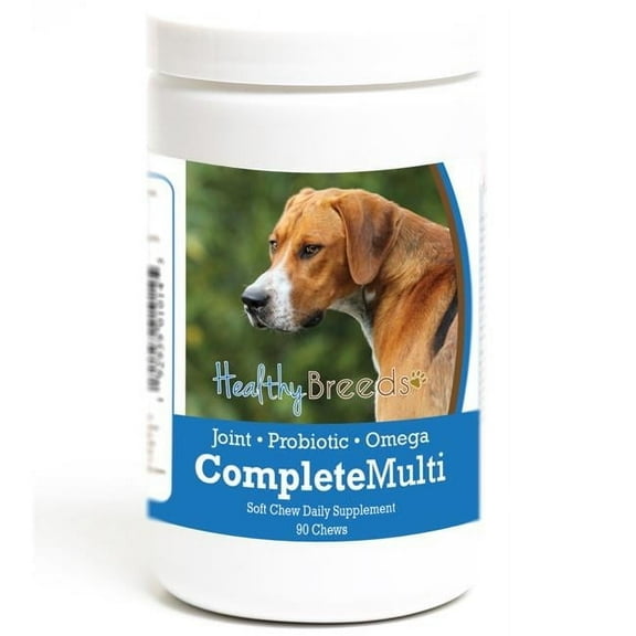Healthy Breeds 192959010145 English Foxhound all in one Multivitamin Soft Chew - 90 Count