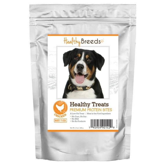 Healthy Breeds Entlebucher Mountain Dog Healthy Treats Premium Protein Bites Chicken Dog Treats 10 oz
