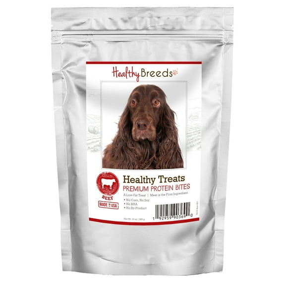 Healthy Breeds Field Spaniel Healthy Treats Premium Protein Bites Beef 10 oz