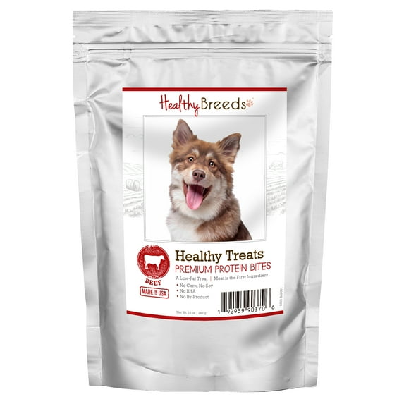 Healthy Breeds Finnish Lapphund Healthy Treats Premium Protein Bites Beef 10 oz