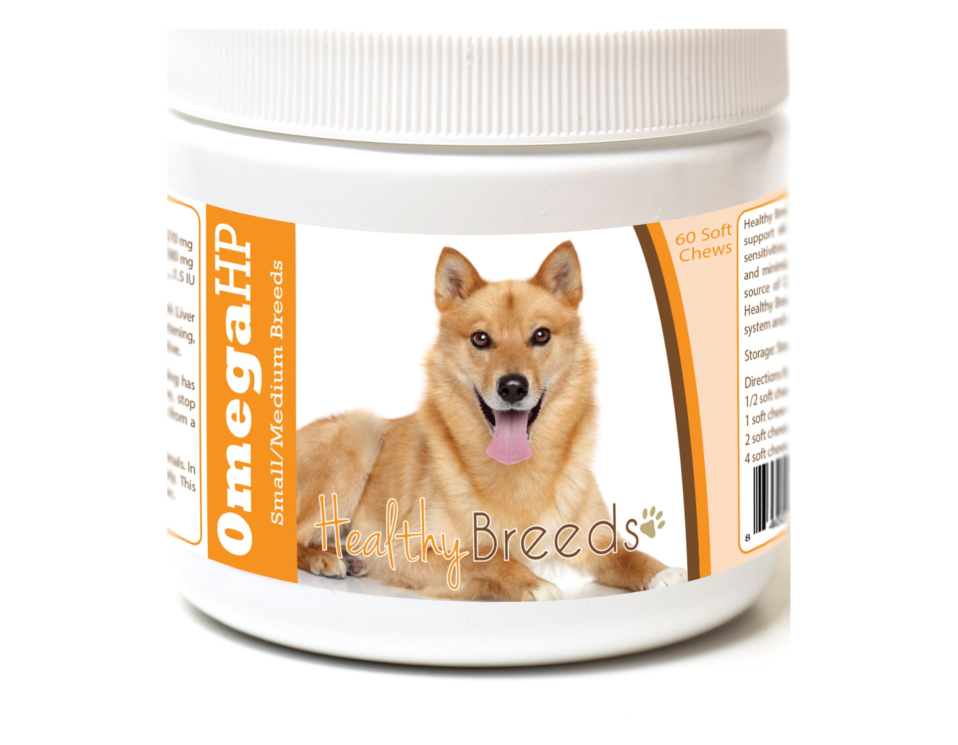 Healthy Breeds Finnish Spitz Omega HP Fatty Acid Skin and Coat Support Soft Chews