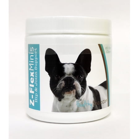 Healthy Breeds French Bulldog Z-Flex Minis Hip & Joint Support Soft Chews 60 Count