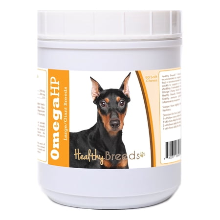 Healthy Breeds German Pinscher Omega HP Fatty Acid Skin and Coat Support Soft Chews