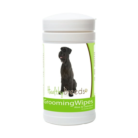 Healthy Breeds Giant Schnauzer Grooming Wipes 70 Count