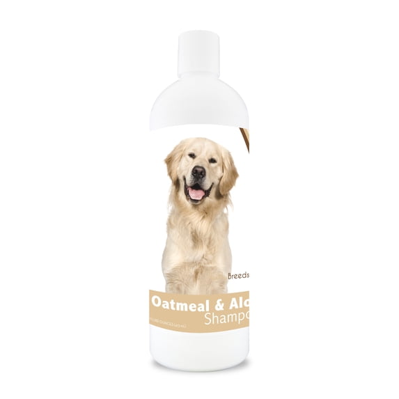 Healthy Breeds Golden Retriever Oatmeal Dog Shampoo with Aloe 16 oz Mild & Gentle for Sensitive Skin - Hypoallergenic Formula & pH Balanced