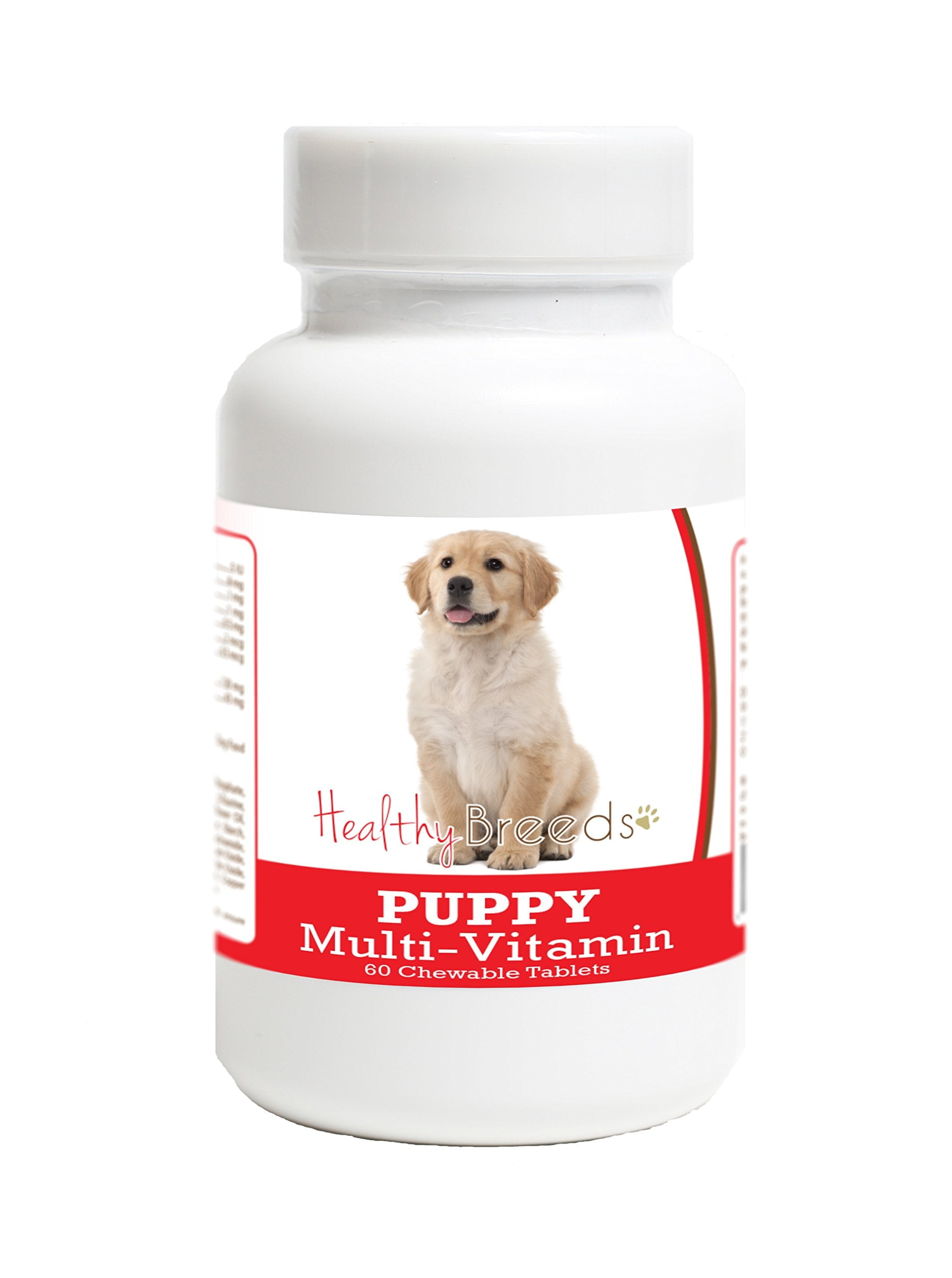 Healthy Breeds Golden Retriever Puppy Dog Multivitamin Tablet 60 Count