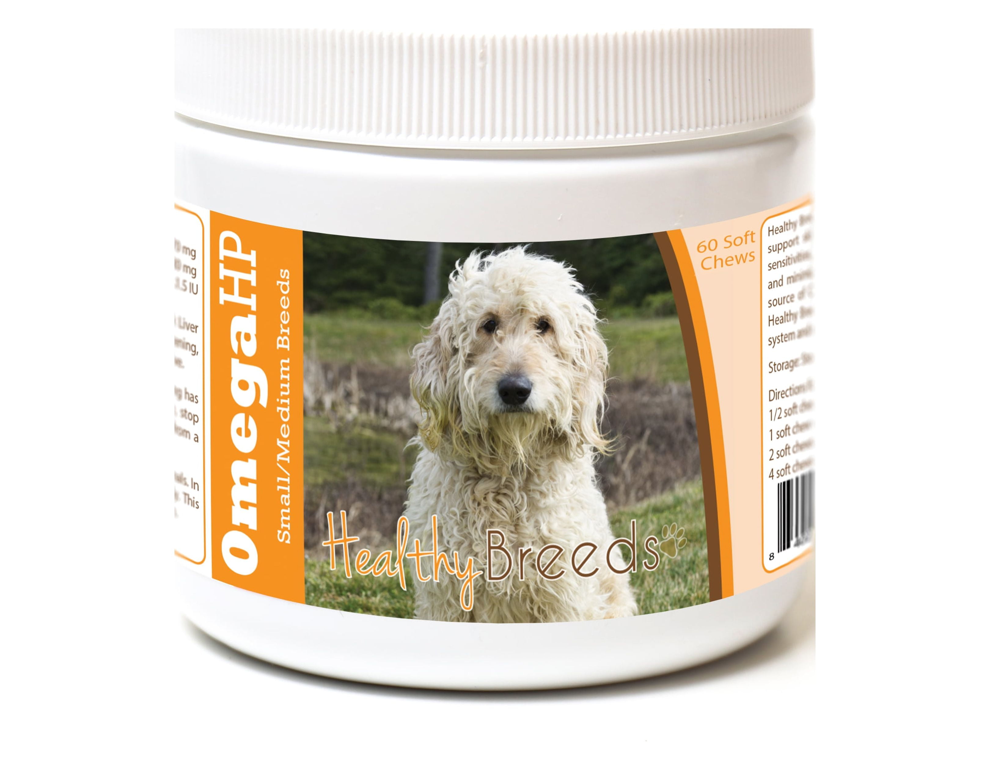 Healthy Breeds Goldendoodle Omega HP Fatty Acid Skin and Coat Support Soft Chews
