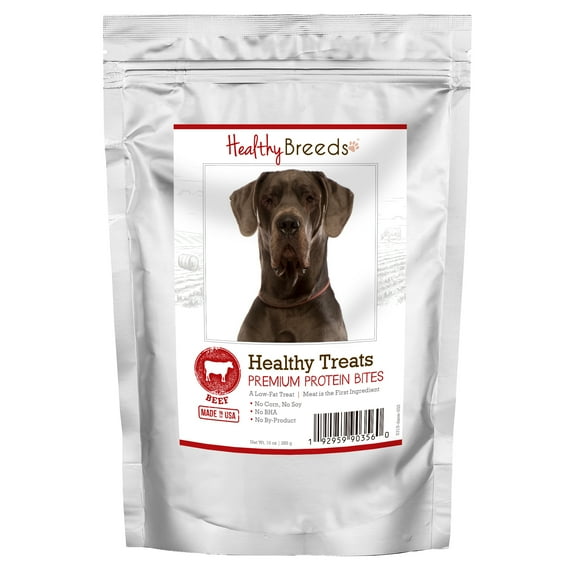 Healthy Breeds Great Dane Healthy Treats Premium Protein Bites Beef 10 oz
