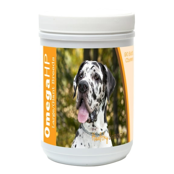 Healthy Breeds Great Dane Omega HP Fatty Acid Skin and Coat Support Soft Chews
