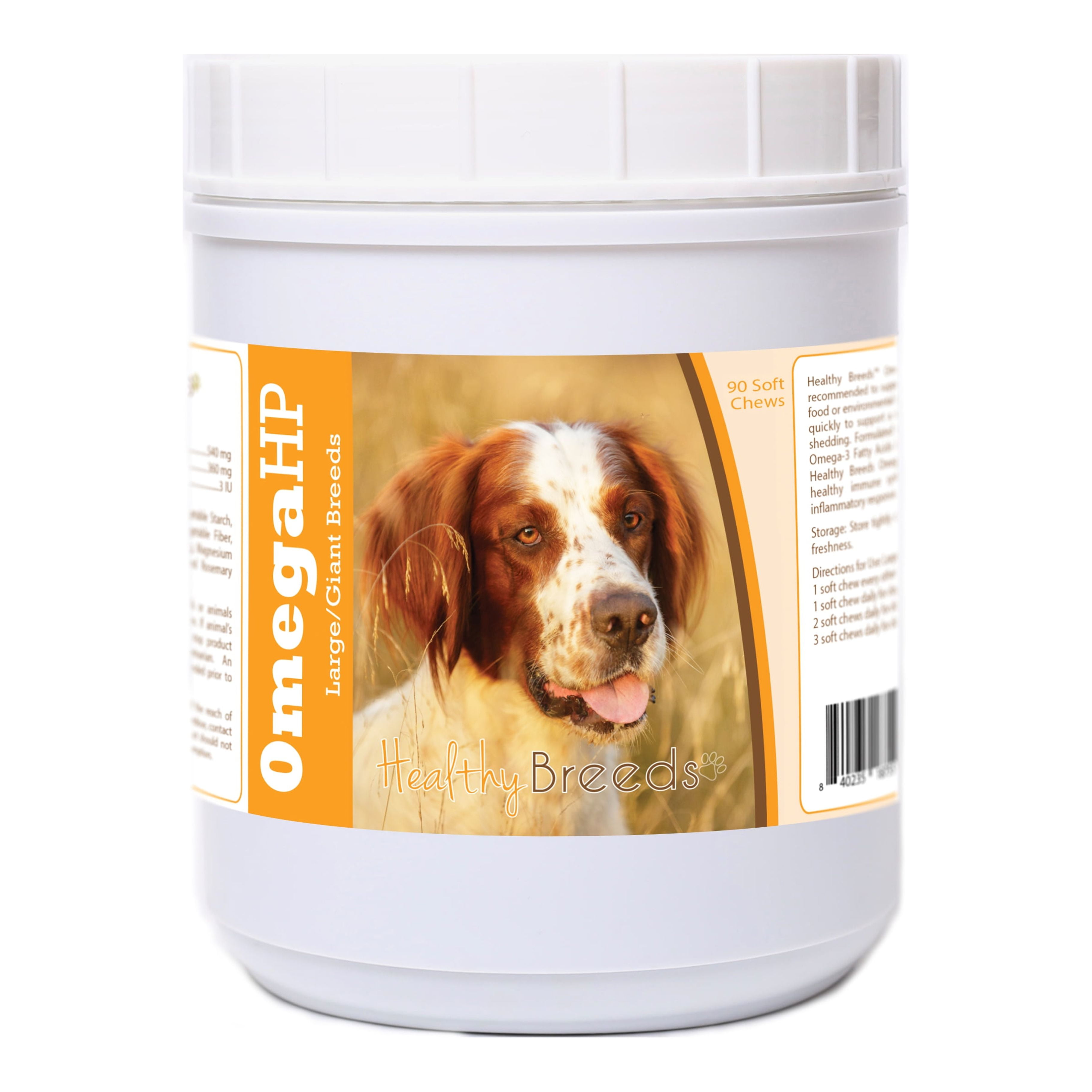 Healthy Breeds Irish Red and White Setter Omega HP Fatty Acid Skin and Coat Support Soft Chews