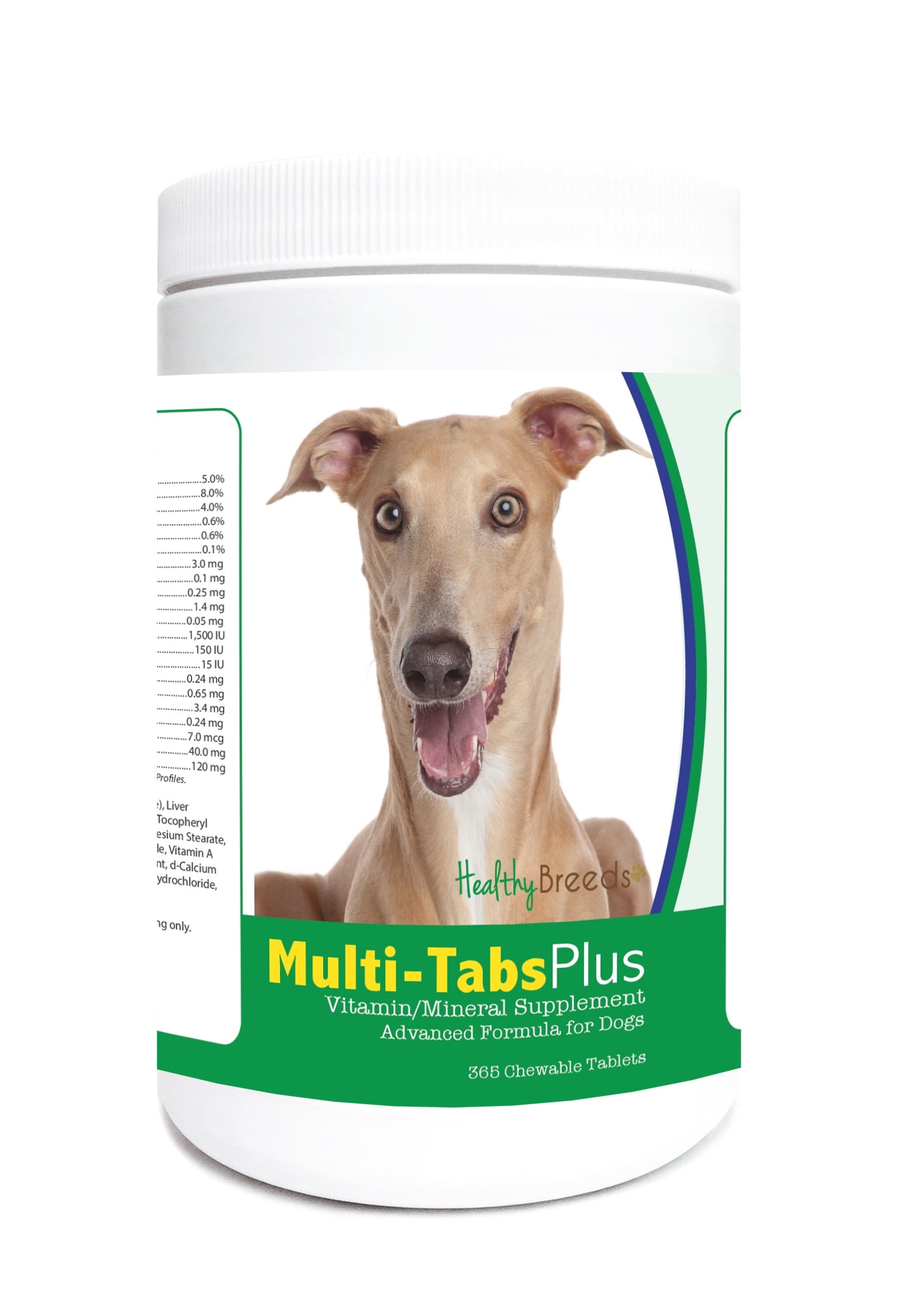 Healthy Breeds Italian Greyhound Multi-Tabs Plus Chewable Tablets 365 ...