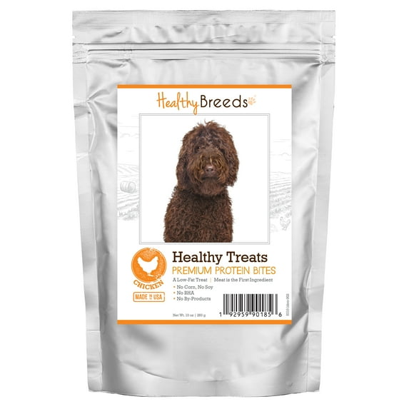 Healthy Breeds Labradoodle Healthy Treats Premium Protein Bites Chicken Dog Treats 10 oz