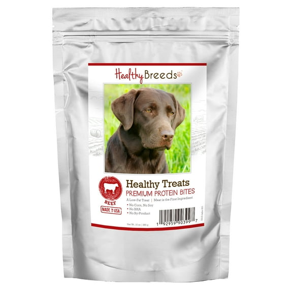 Healthy Breeds Labrador Retriever Healthy Treats Premium Protein Bites Beef 10 oz