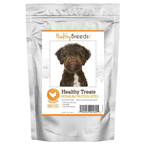 Healthy Breeds Lagotti Romagnoli Healthy Treats Premium Protein Bites Chicken Dog Treats 10 oz