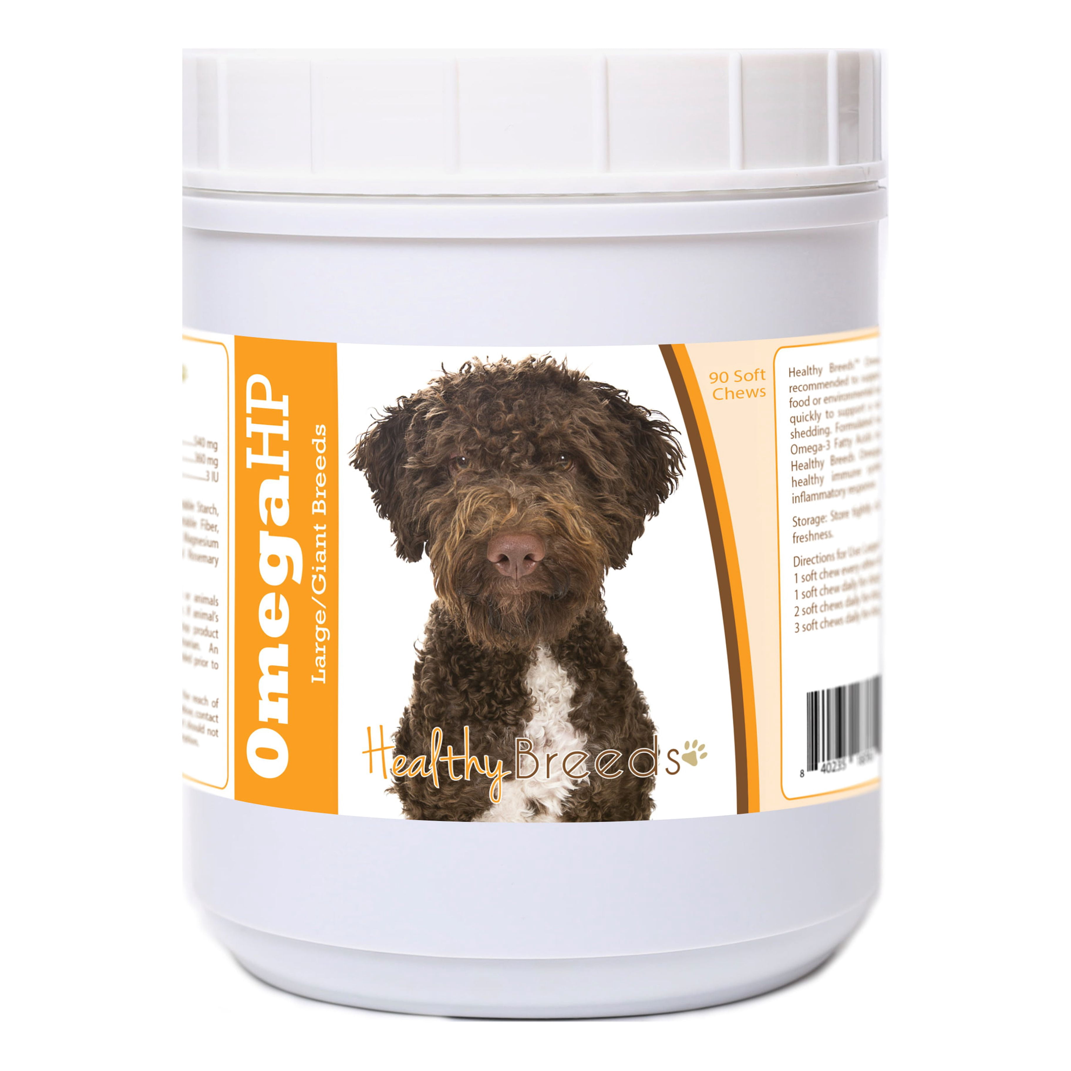 Healthy Breeds Lagotti Romagnoli Omega HP Fatty Acid Skin and Coat Support Soft Chews