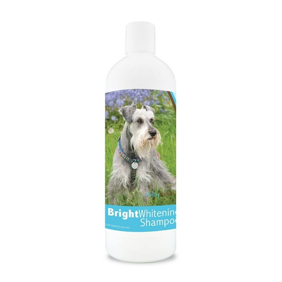 Healthy Breeds Miniature Schnauzer Bright Whitening Dog Shampoo 12 oz