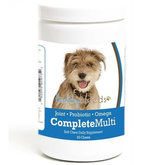 Healthy Breeds Mutt All in One Multivitamin Soft Chew 90 Count Mutt, Brown
