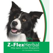 Healthy Breeds Natural Joint Support Chewable Tablets for Border Collie, 60 Count