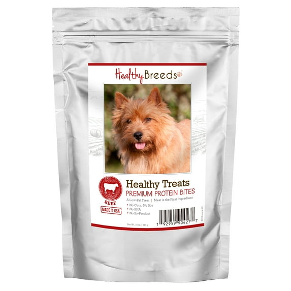 Healthy Breeds Norwich Terrier Healthy Treats Premium Protein Bites Beef 10 oz