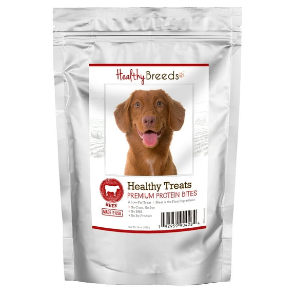 Healthy Breeds Nova Scotia Duck Tolling Retriever Healthy Treats Premium Protein Bites Beef 10 oz