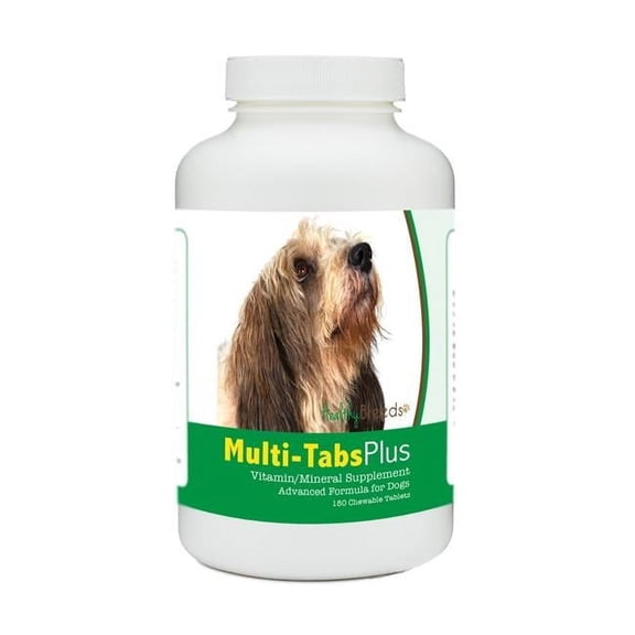 Healthy Breeds 840235179641 Petits Bassets Griffons Vendeen Multi-Tabs Plus Chewable Tablets - 180 Count